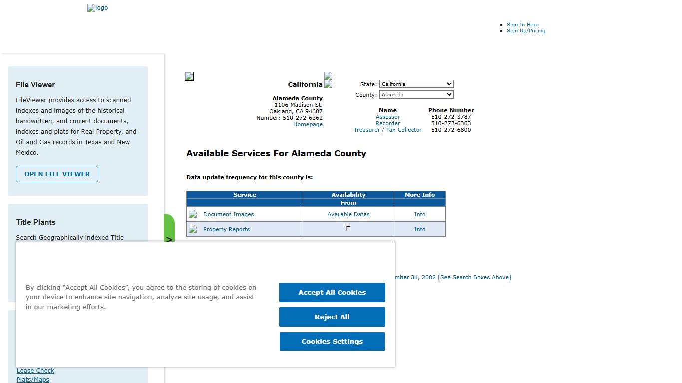 Search Alameda County Public Property Records Online | CourthouseDirect.com